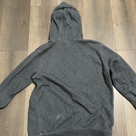 GRAY NIKE SWOOSH HOODIE - Picture 4 of 4